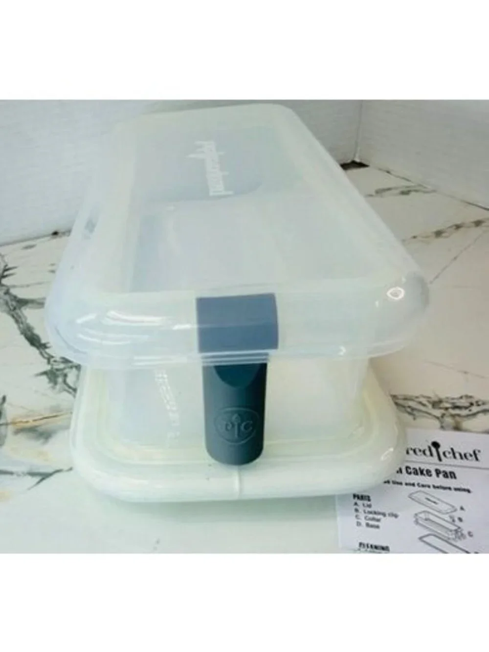 Pampered Chef Ice Cream Cake Pan #1551 Retired Discontinued Rectangular Baker